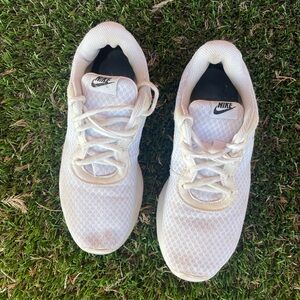 Nike Tanjun Particle White Mesh Running Shoes Sz(8)